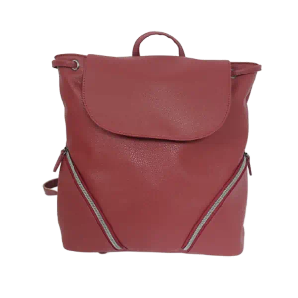 Women Lady Leather Office Backpack For Work